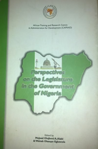 Perspectives on the legislature in the Government of Nigeria
