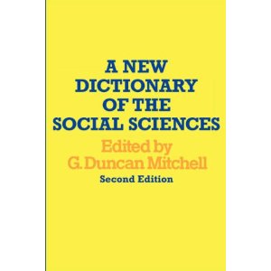 A New Dictionary of the Social Sciences