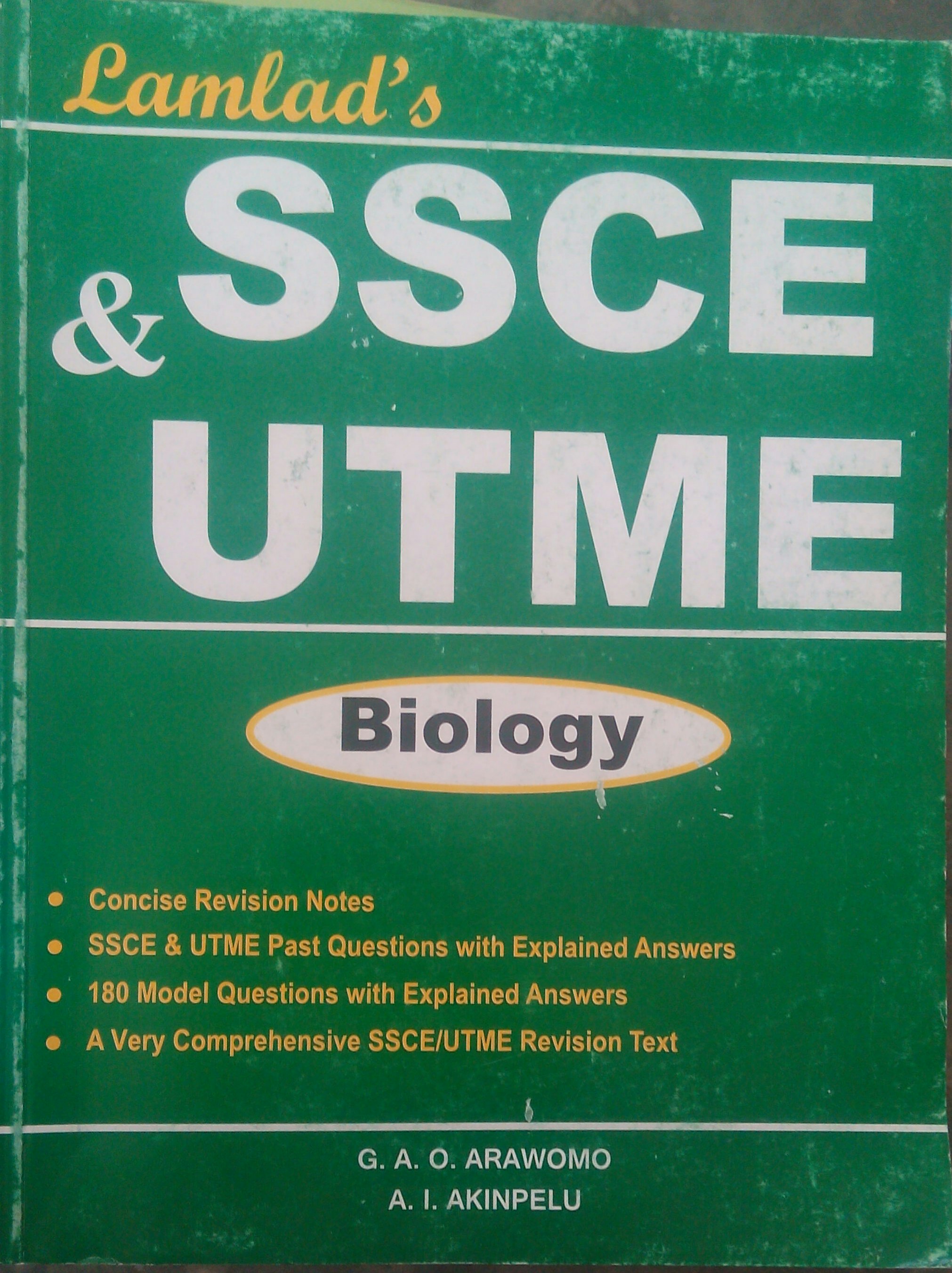 SSCE & UTME Biology